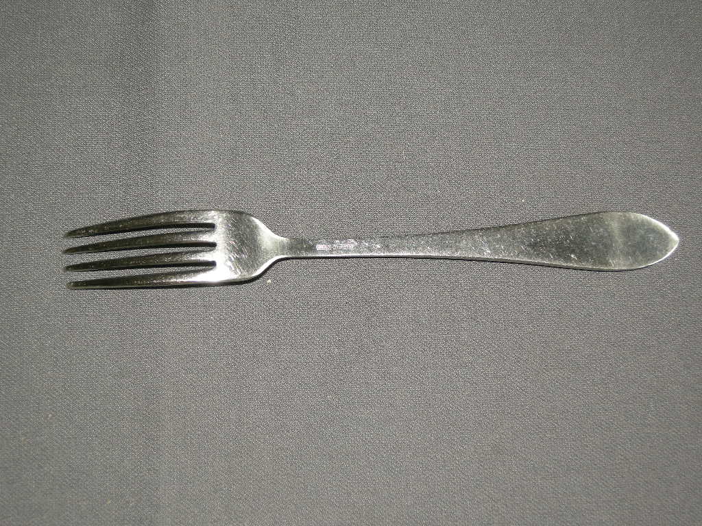 Gero Zilmeta model 718 puntfilet vork 20,5 cm. iets afgesleten