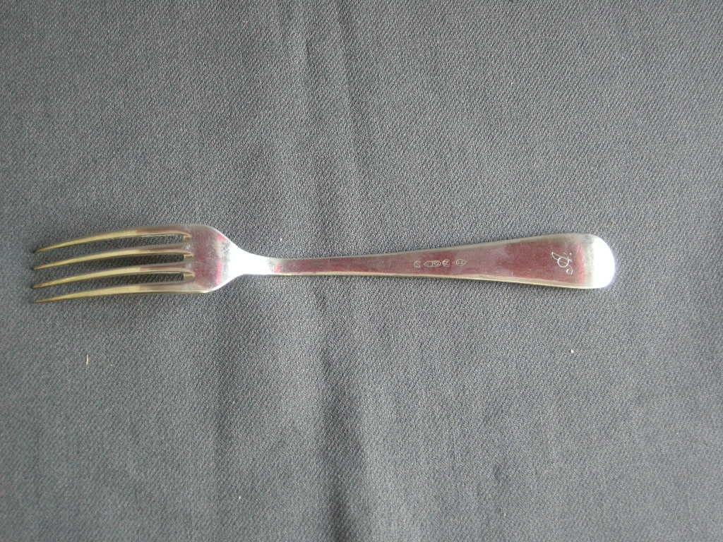 Gero verzilverd model 10 Hollands Glad vork 17,2 cm.