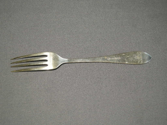 Gero verzilverd model 618 puntfilet vork 17,5 cm. met logo KLM