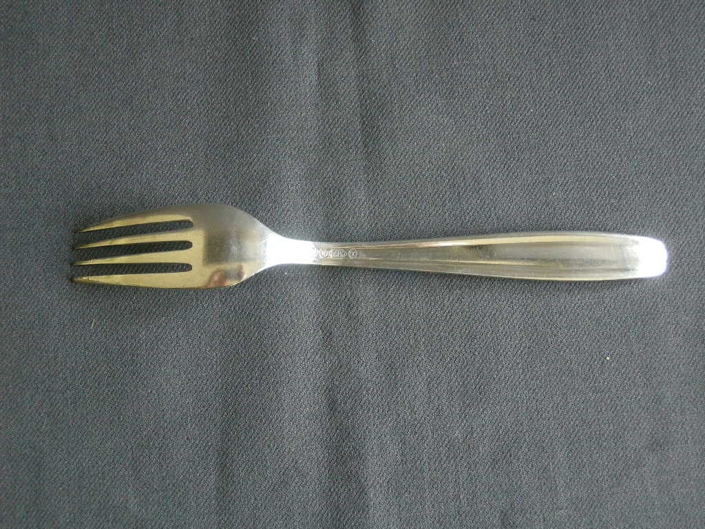 Gero verzilverd model 235 Progressive vork 17 cm.