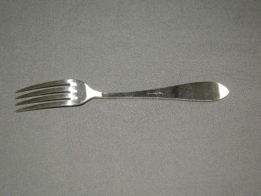 Nieuwpoort verzilverd puntfilet vork 20,5 cm.