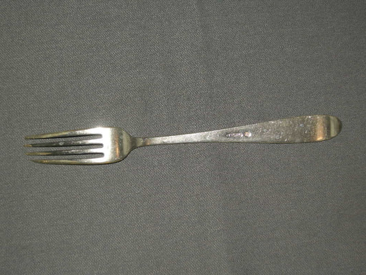 Keltum verzilverd P3 Chantal vork 20,5 cm. met slijtage