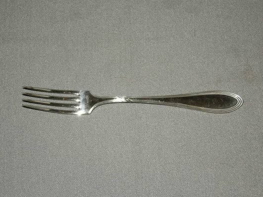 Wellner verzilverd vork lengte 20,7 cm.