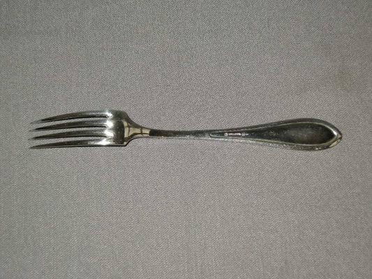 Wellner verzilverd vork lengte 20,7 cm.