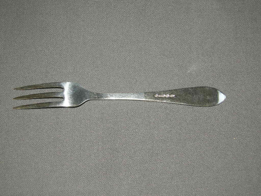 Gero verzilverd model 618 puntfilet vork 17,3 cm. 3-tand