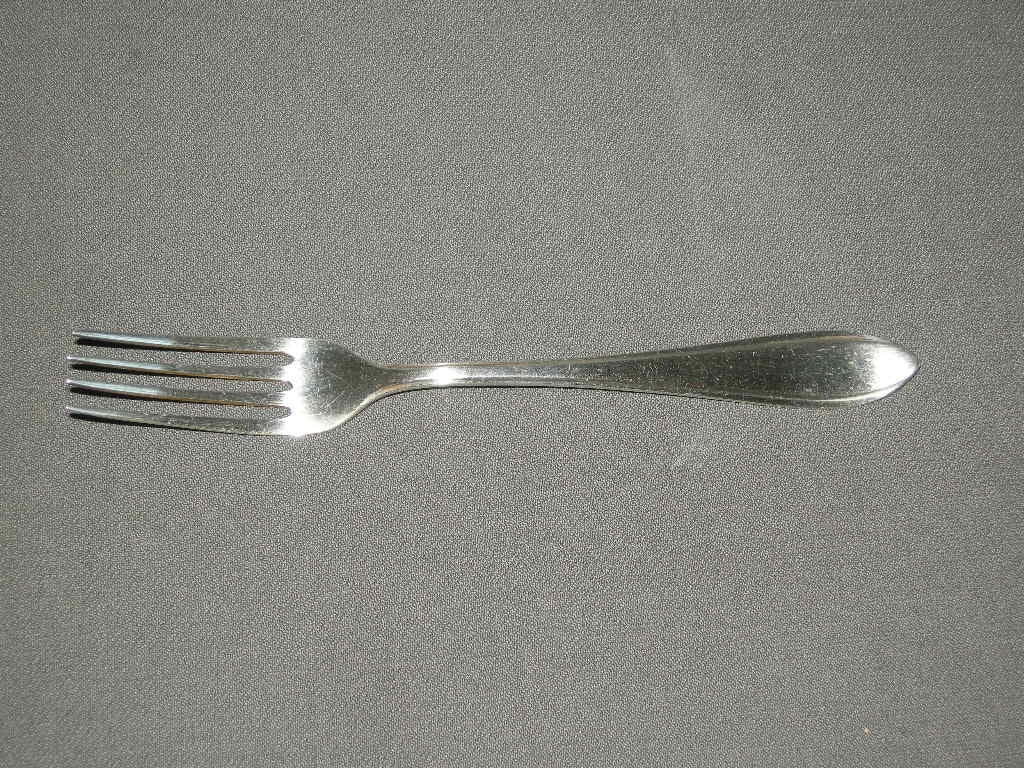 Gero verzilverd model 618 puntfilet vork 17,3 cm. 4-tand
