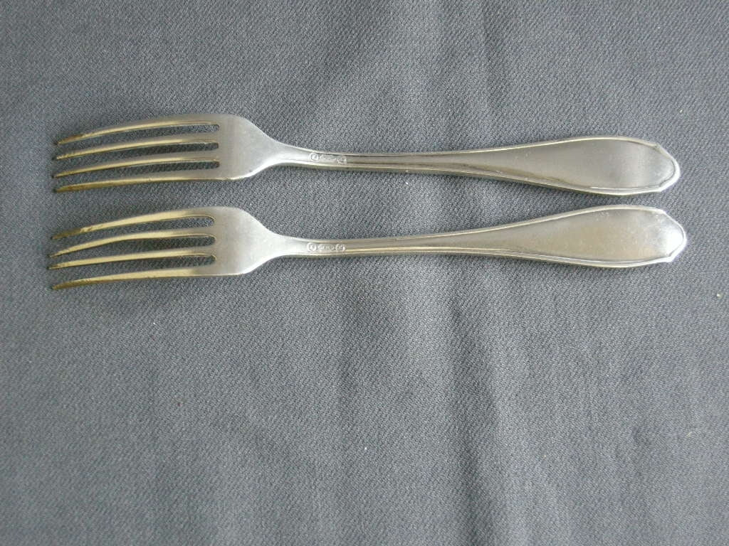 Gero verzilverd model 456 vorken 17,5 cm.