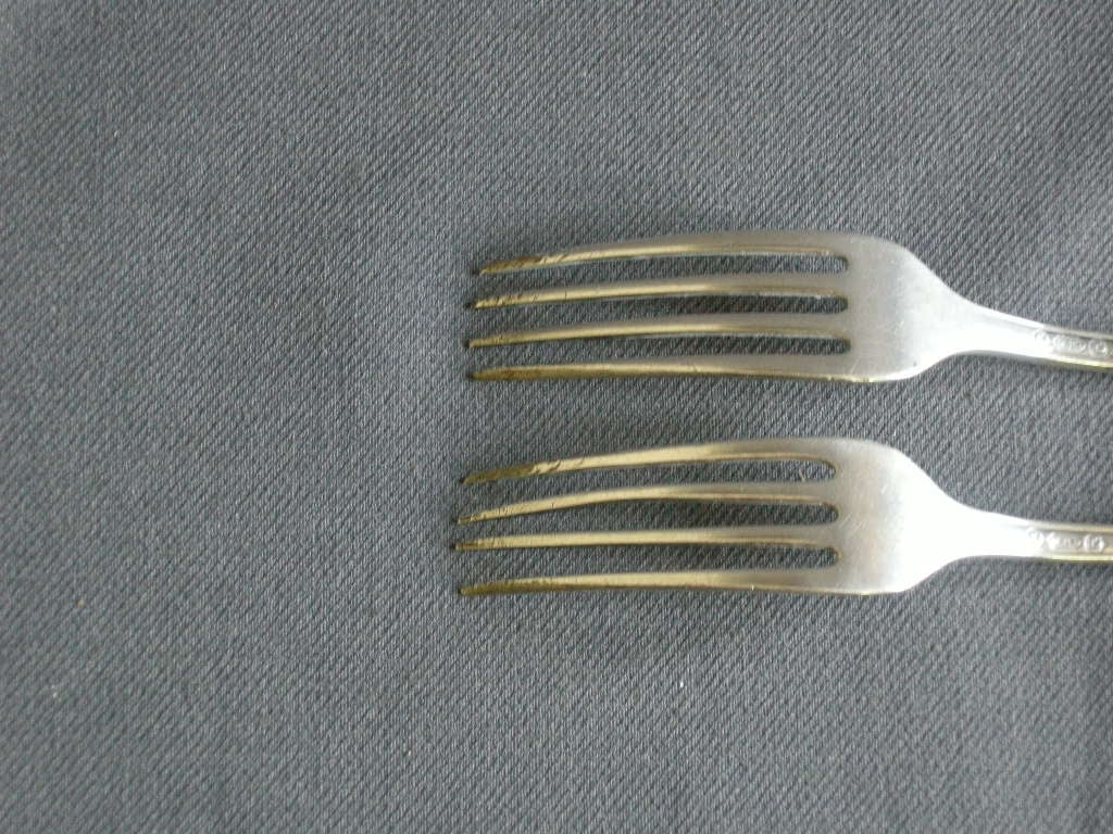 Gero verzilverd model 456 vorken 17,5 cm.