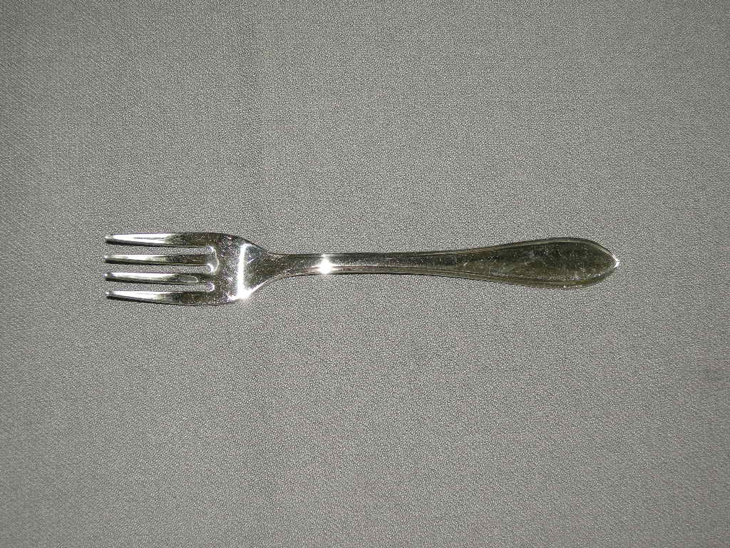 Gero Zilmeta model 718 puntfilet vorkjes 14,5 cm. in houten kistje