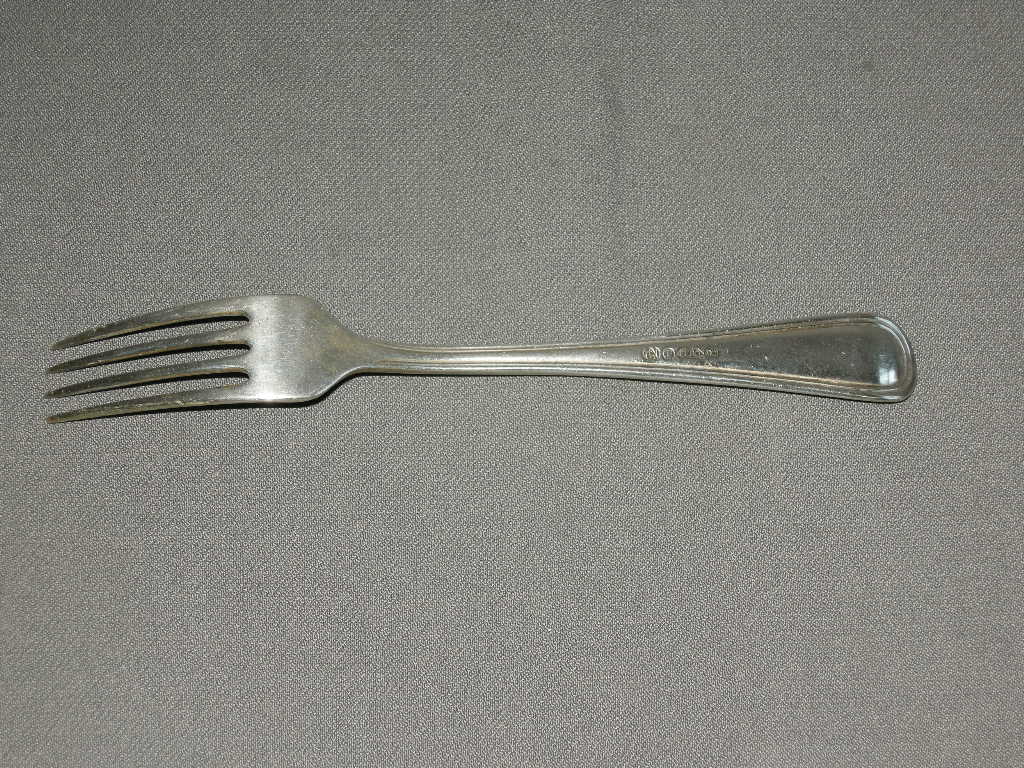 Gero verzilverd model 455 dubbel rondfilet vork