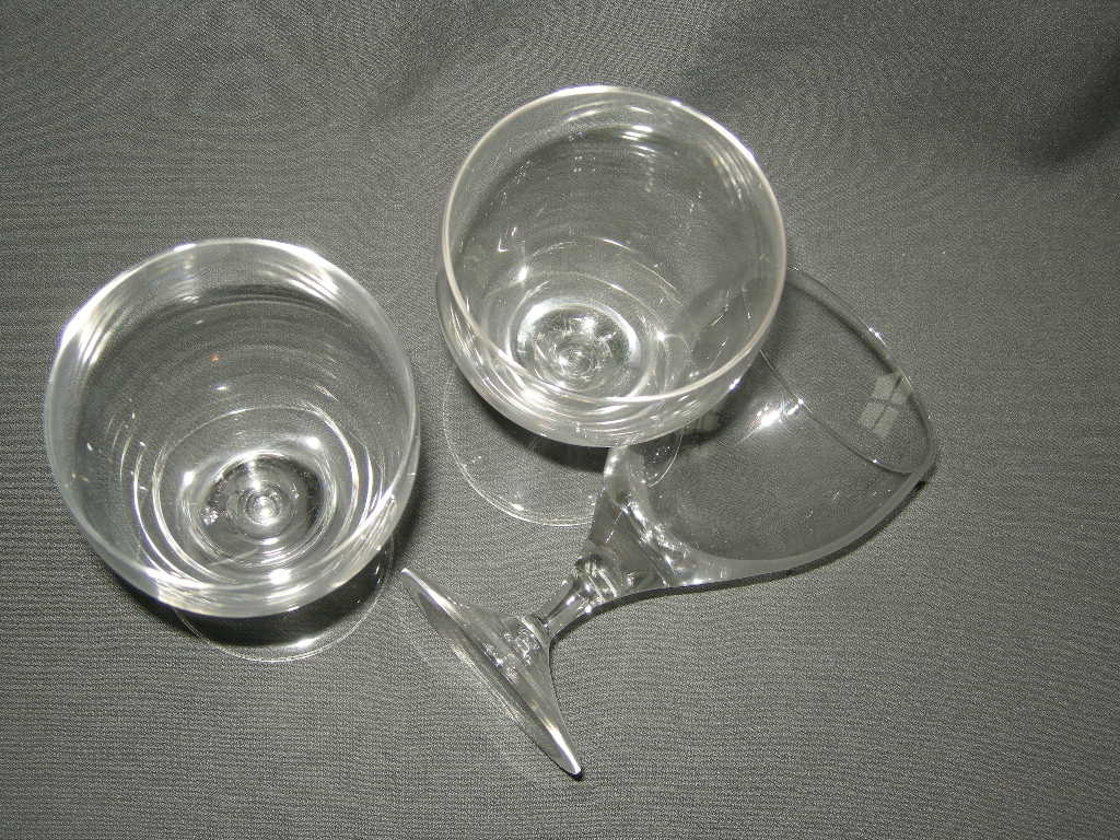 glas - kristal Leerdam Sylvia wijnglazen O7,4 cm.
