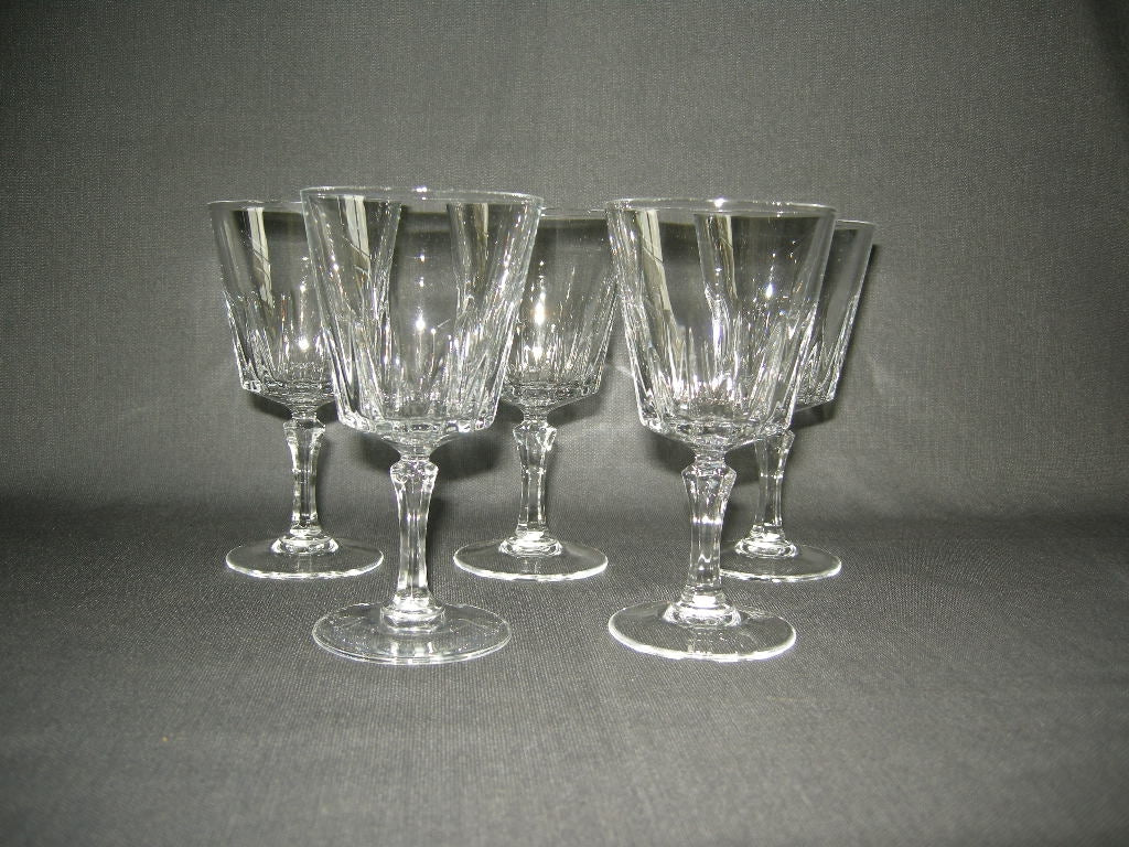 Kristal d'Arques schuine kelk witte wijnglazen
