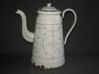 emaille Blau Saks