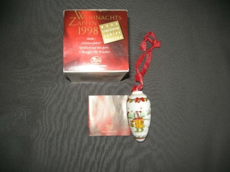 kerstpegel / Weihnachtszapfen