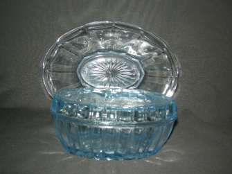 lichtblauw glas