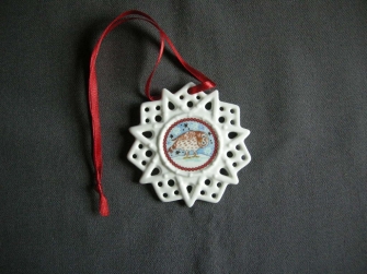 Kerstster / Weihnachtsstern opengewerkt