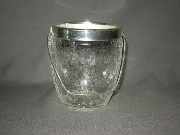 Gebruikt glas - kristal ijsemmertjes 001. craquelé