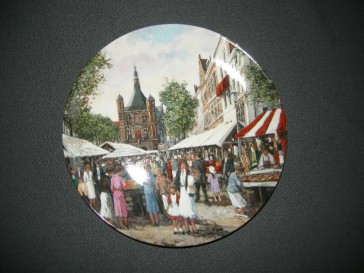 MOSA wandborden De marktpleinen van Holland 002. De Deventer Brink