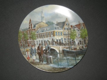 MOSA wandborden Grachten van Holland 003. Haarlem, de stad aan 't Spaarne