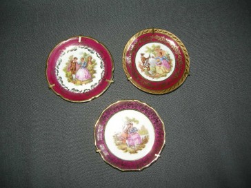 Limoges diverse 003. ophangbordjes / petit-fourbordjes
