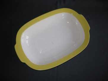 Petrus Regout / Royal Sphinx fel geel 003. broodschaal