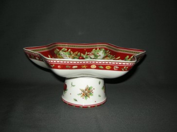 Villeroy & Boch Kerst 003. presenteerschaal op voet