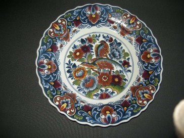 Delfts polychroom 004. wandbord