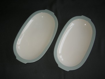 Petrus Regout pastel celadon 006. vleesschaaltjes