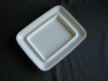 Villeroy & Boch diverse 006. Mon Jardin, onderschaal botervloot, randje sleets