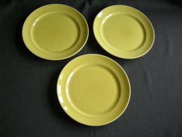 Villeroy & Boch fel geel 010. 3 borden O20 cm.