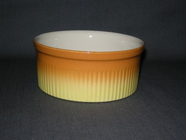 Petrus Regout parafeu oranje 012. souffleschaal