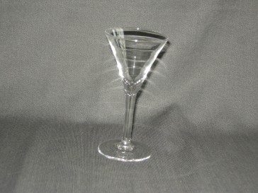 gebruikt glas / kristal glazen 020. 5 borrelglaasjes