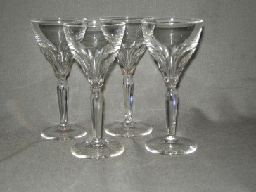 gebruikt glas / kristal glazen 025 b. 4 glazen