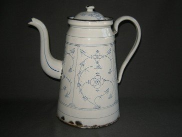 diverse Blau Saks 047. emaille koffiepot