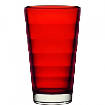 LEONARDO Wave Color longdrinkglas rood
