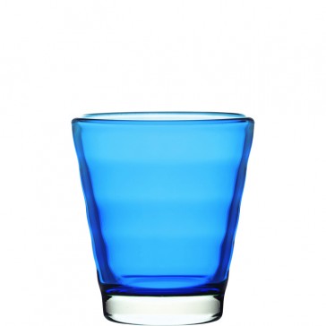 LEONARDO Wave Color laag glas blauw