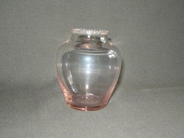 Gebruikt glas - kristal rose 108. vaasje