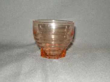 Rose glas glaasje