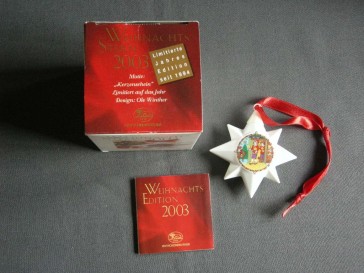 Hütschenreuther Kerst Kerstster / Weihnachtsstern 2003