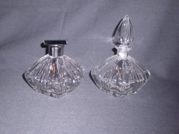 Gebruikt glas - kristal 28. parfumset