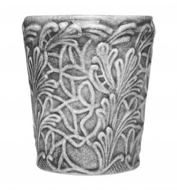 MATEUS Lace beker hoogte 10 cm kleur grijs