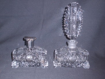 Gebruikt glas - kristal 29. parfumset