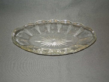 Gebruikt glas - kristal presenteerschalen 672. presenteerschaaltje