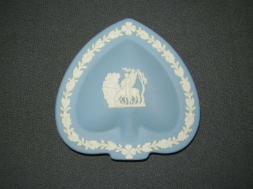 Wedgwood Jasperware blauw 078. schaaltje schoppen