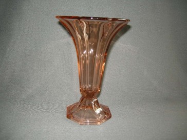 gebruikt glas - kristal rose 087. vaas