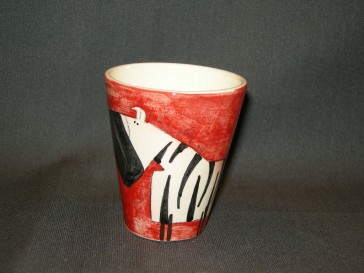 Marchand de Couleurs espressobeker rood zebra