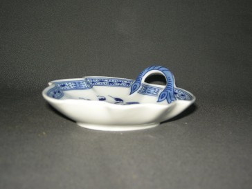 Hütschenreuther Blau Zwiebelmuster bladschaaltje 12 cm.