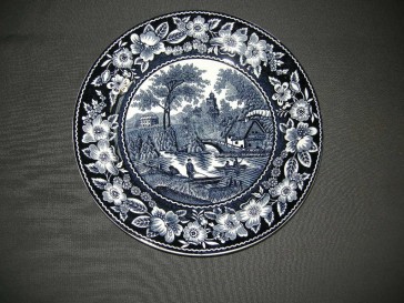 Societe Ceramique Wilderose dinerbord / ophangbord