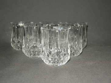Kristal d'Arques Longchamps borrelglazen