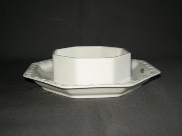 Rosenthal Maria Moosrose botervloot 8-kantig onderschaal